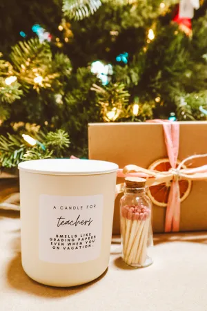 Teacher Candle Gift Box
