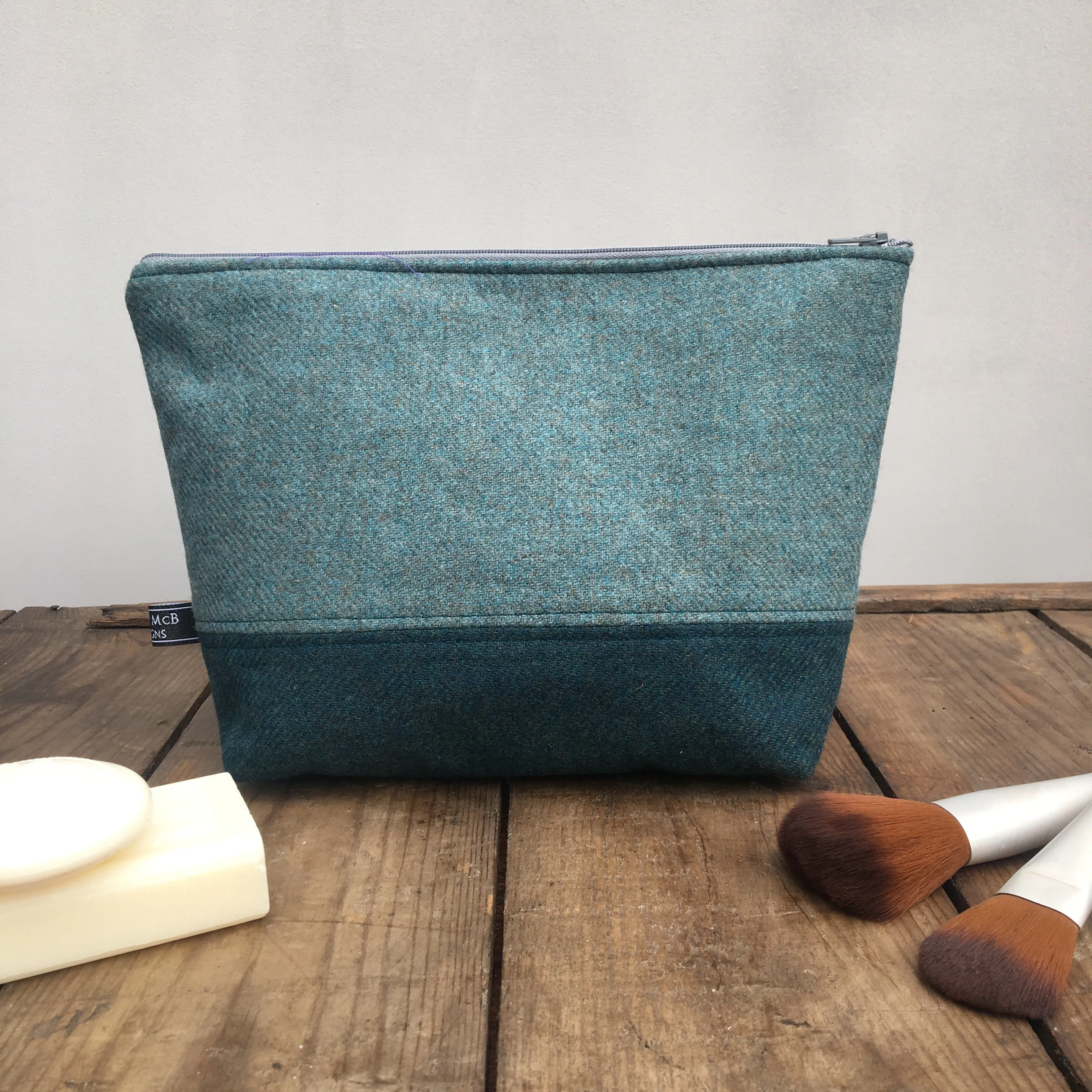 Teal Split Pouch