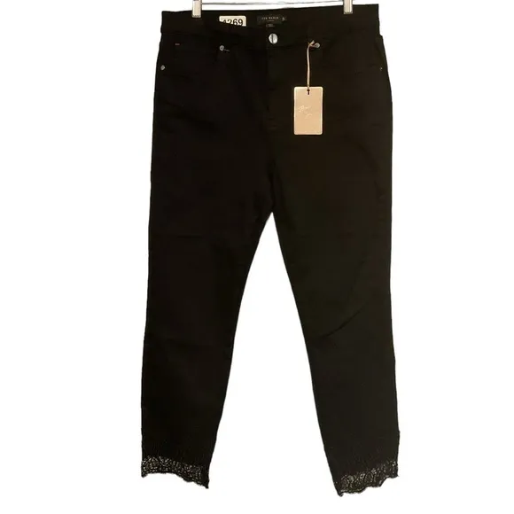 Ted‎ Baker Alesiaa Black Skinny Jean size 34