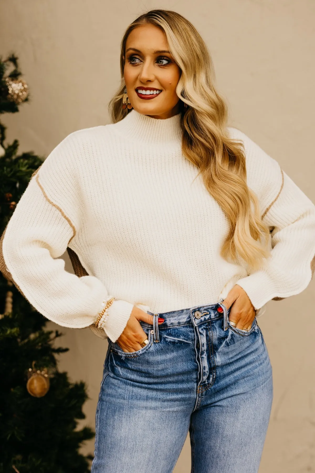 The Eliseo Reverse Seam Sweater