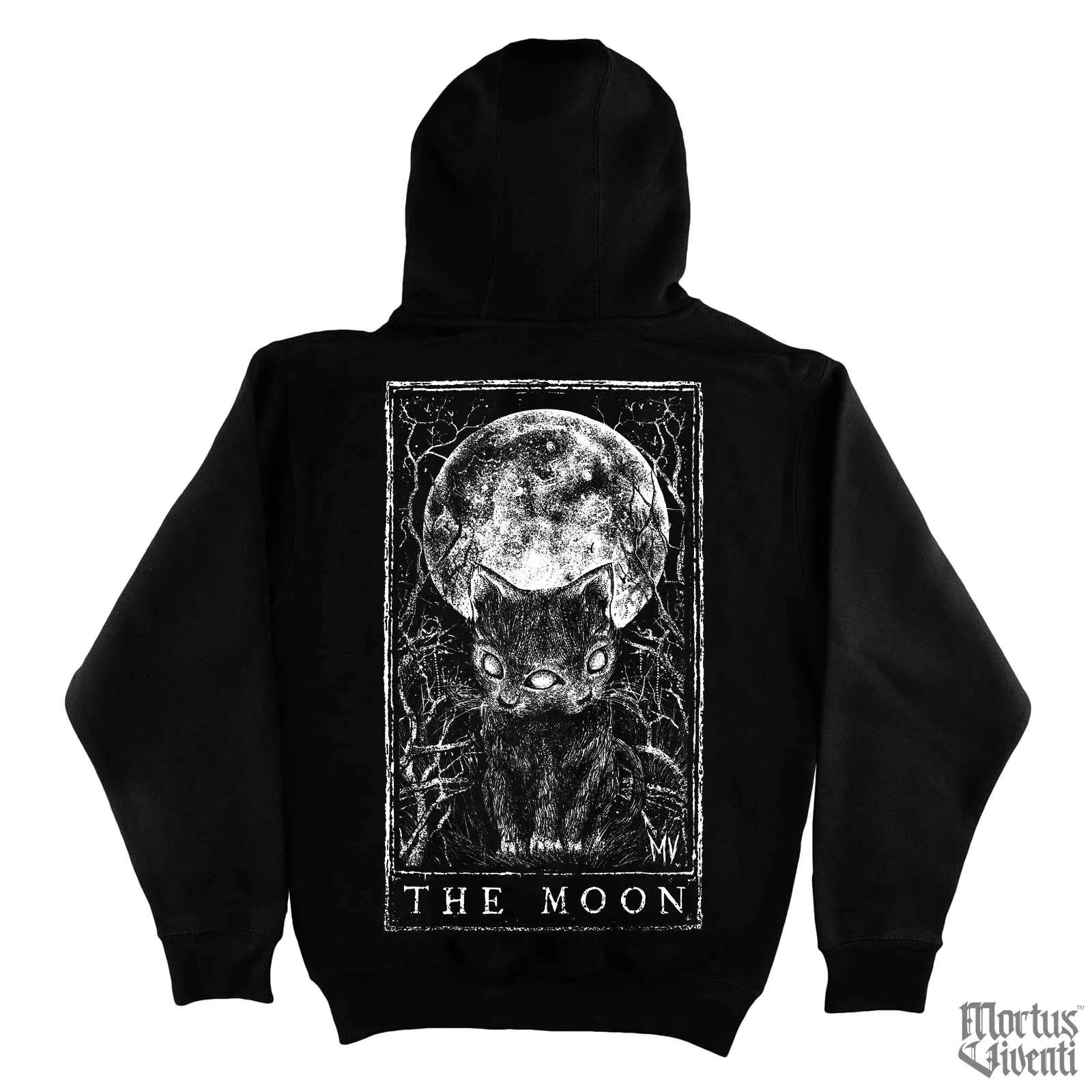 The Moon Tarot Card Zip Up