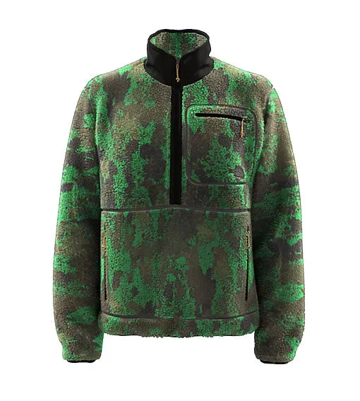 The North Face Extreme Pile Pullover Optic Emerald Camo
