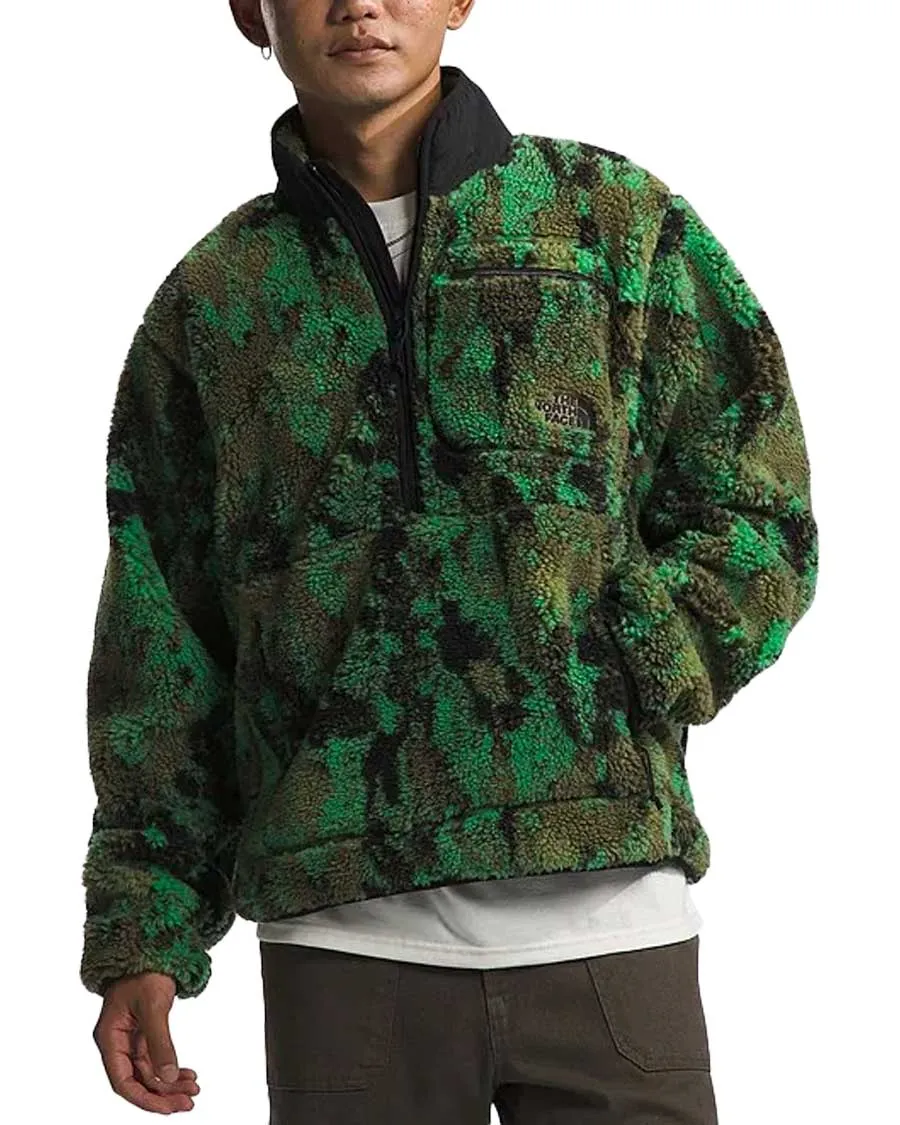 The North Face Extreme Pile Pullover Optic Emerald Camo