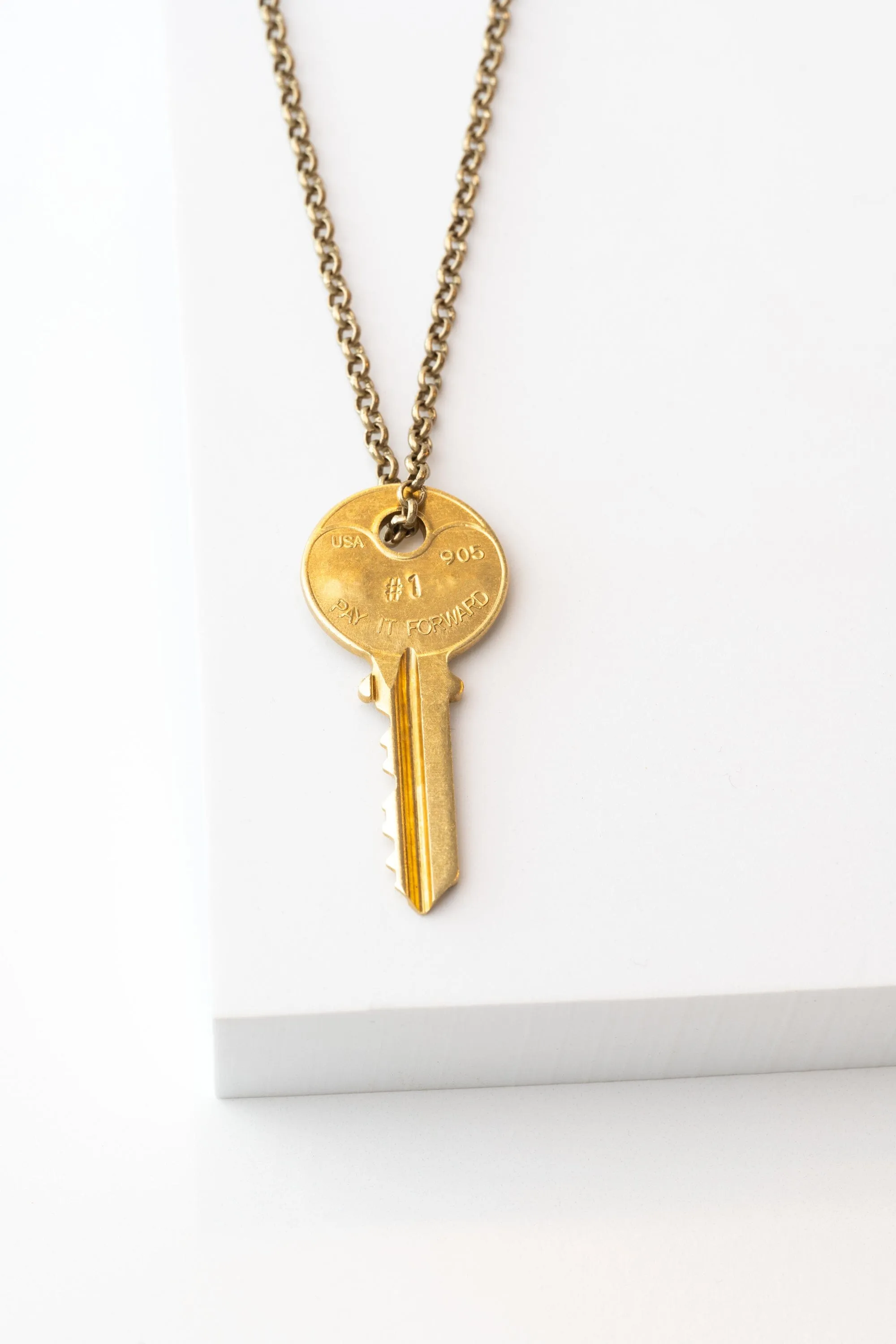 THE ONE Classic Key Necklace