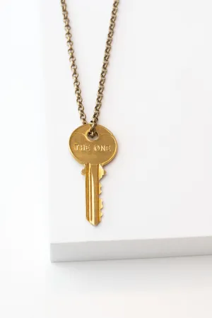 THE ONE Classic Key Necklace