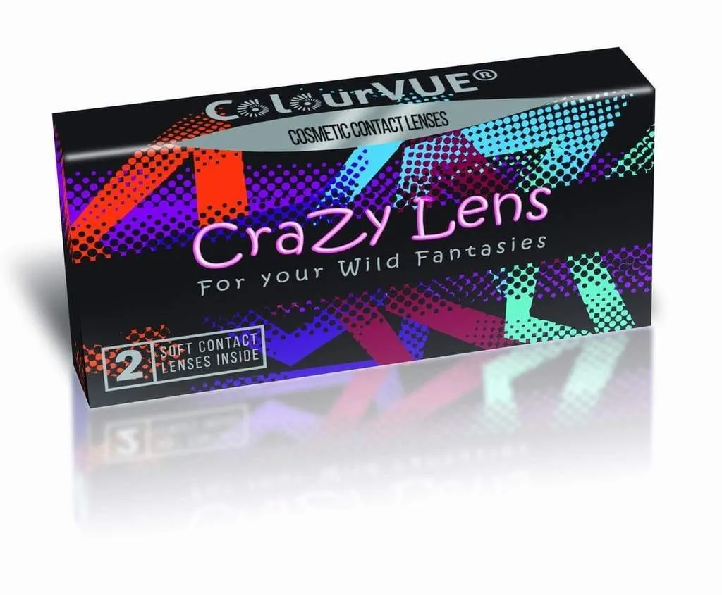Titan Black Out Halloween Contact Lenses Multi Use Large Contacts