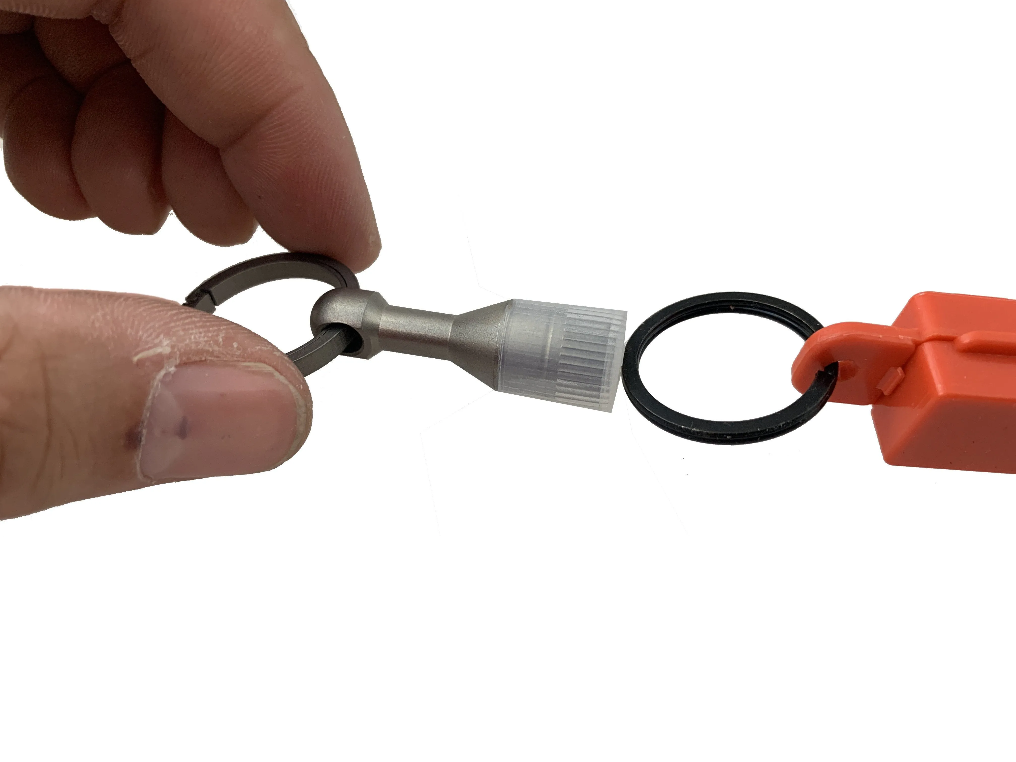 Titanium Magnetic Ferrous Tester   Living Spring Key Ring