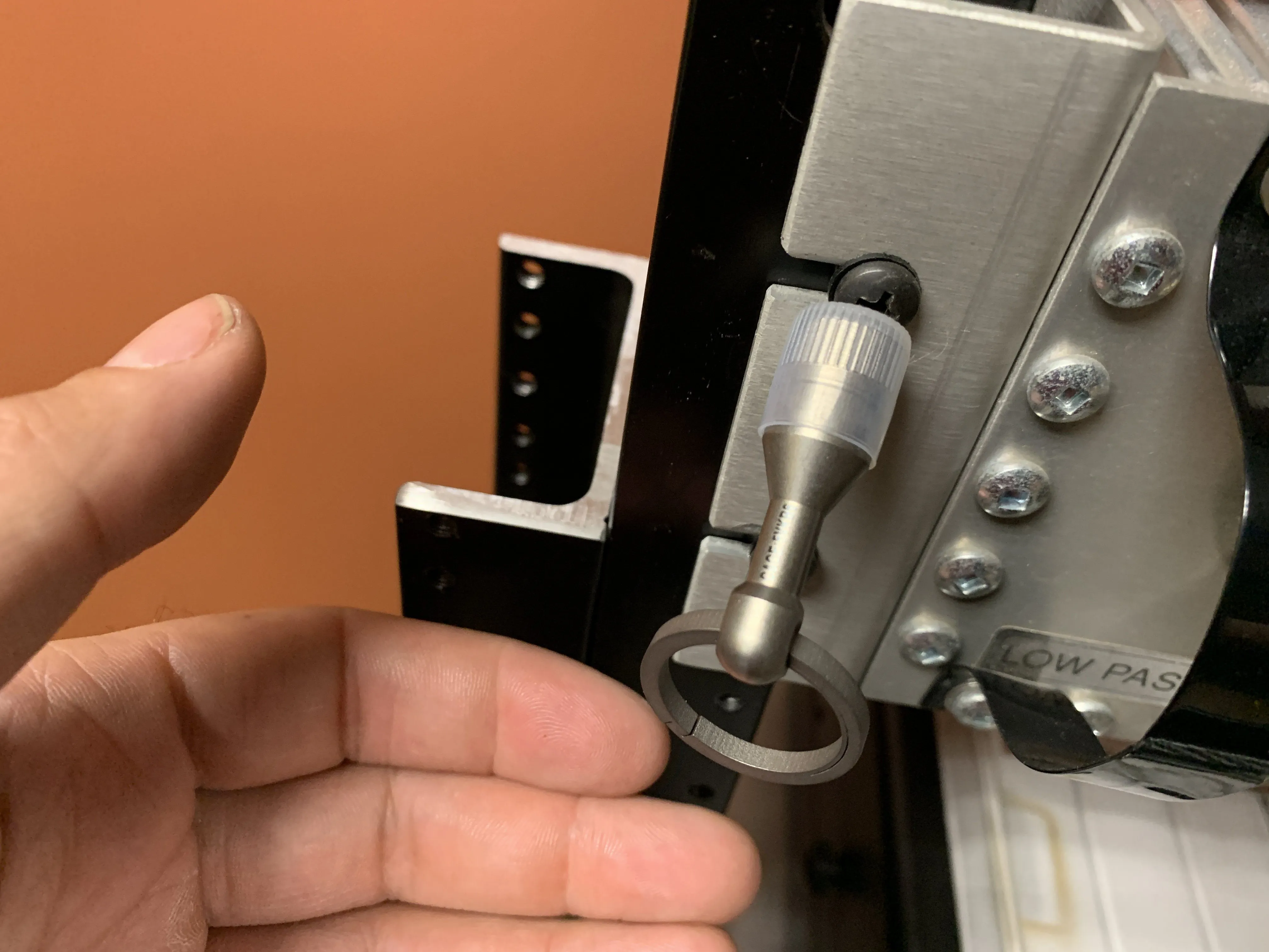 Titanium Magnetic Ferrous Tester   Living Spring Key Ring
