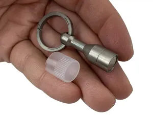 Titanium Magnetic Ferrous Tester   Living Spring Key Ring