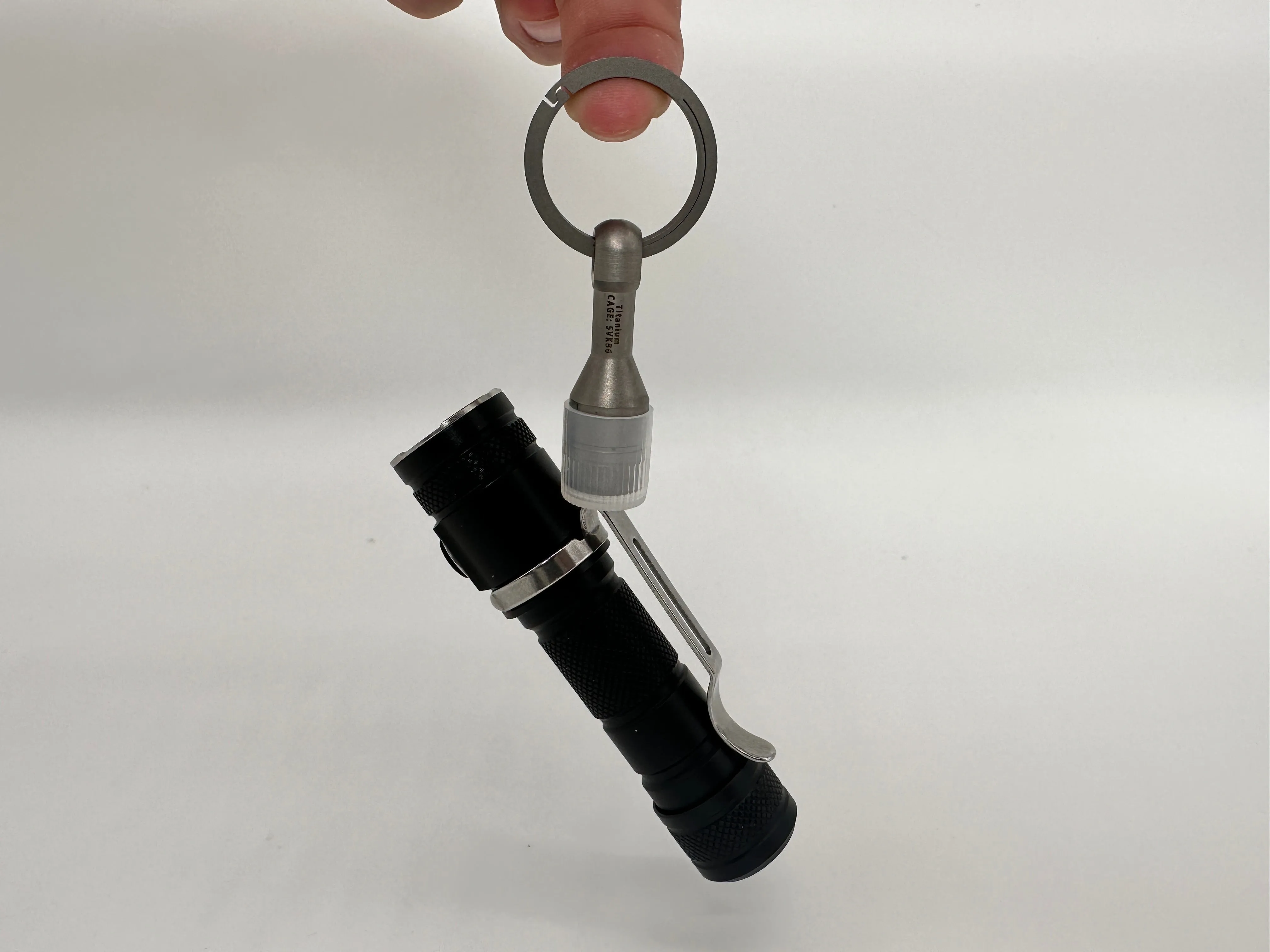 Titanium Magnetic Ferrous Tester   Living Spring Key Ring