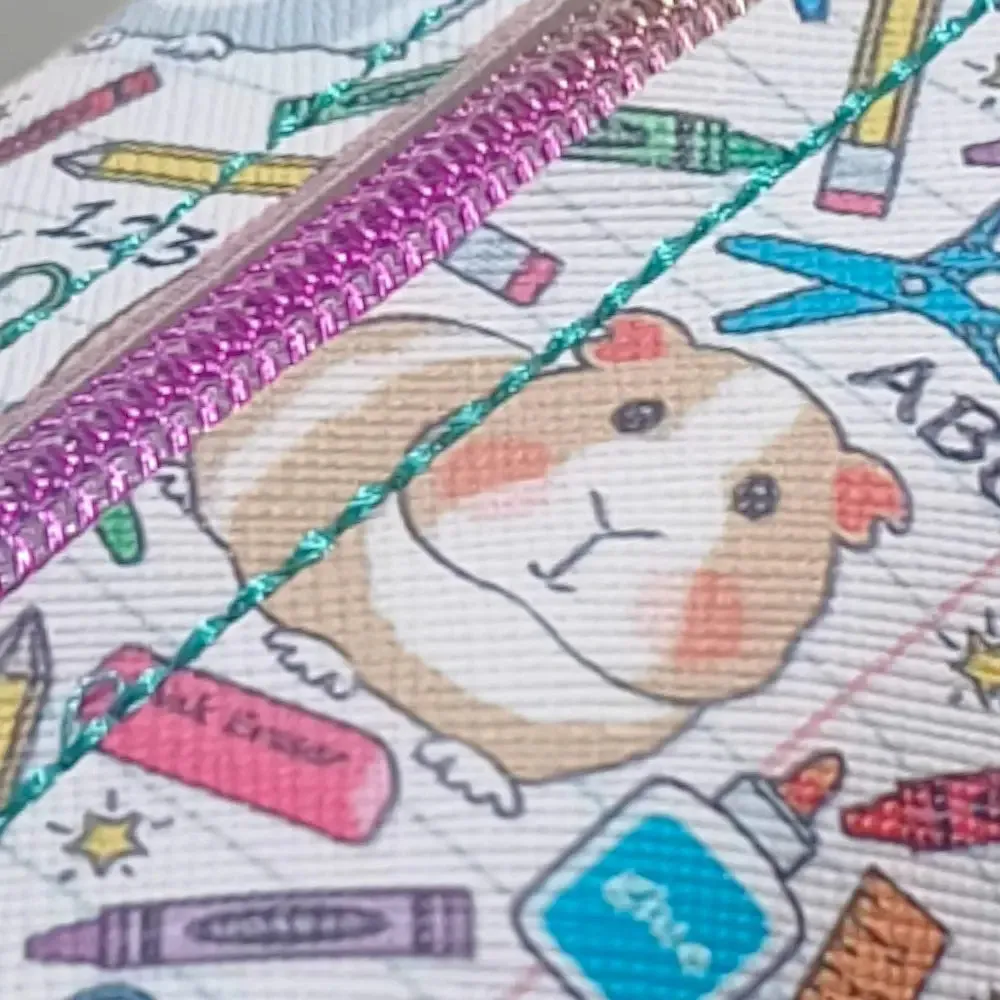 Toiletry Bag | Guinea Pig Themed Makeup Bag | Handmade in Australia | Perfect Gift Idea