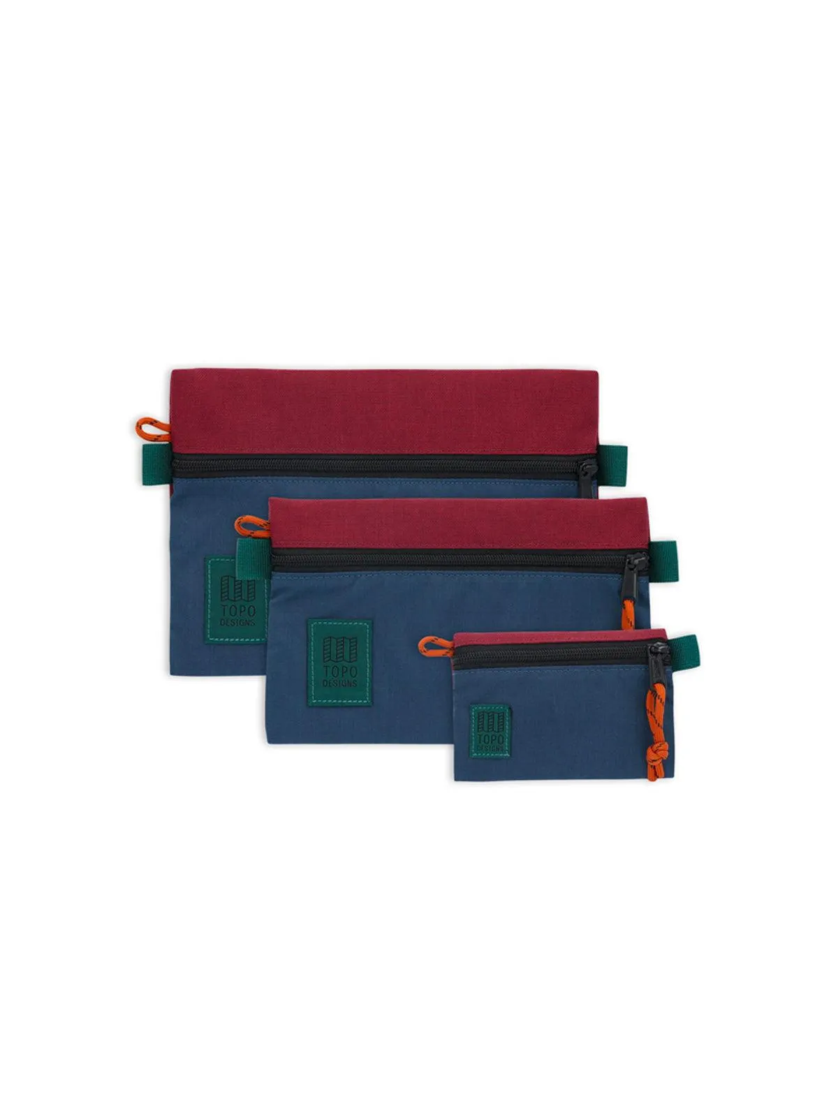 Topo Designs Accessory Bags Pond Blue Zinfandel