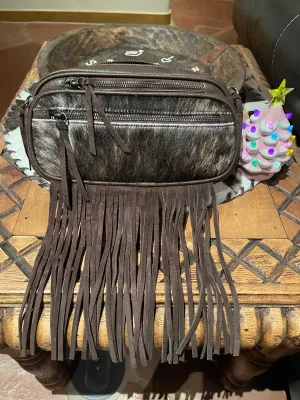 Trinity Ranch cowhide BELT BAG