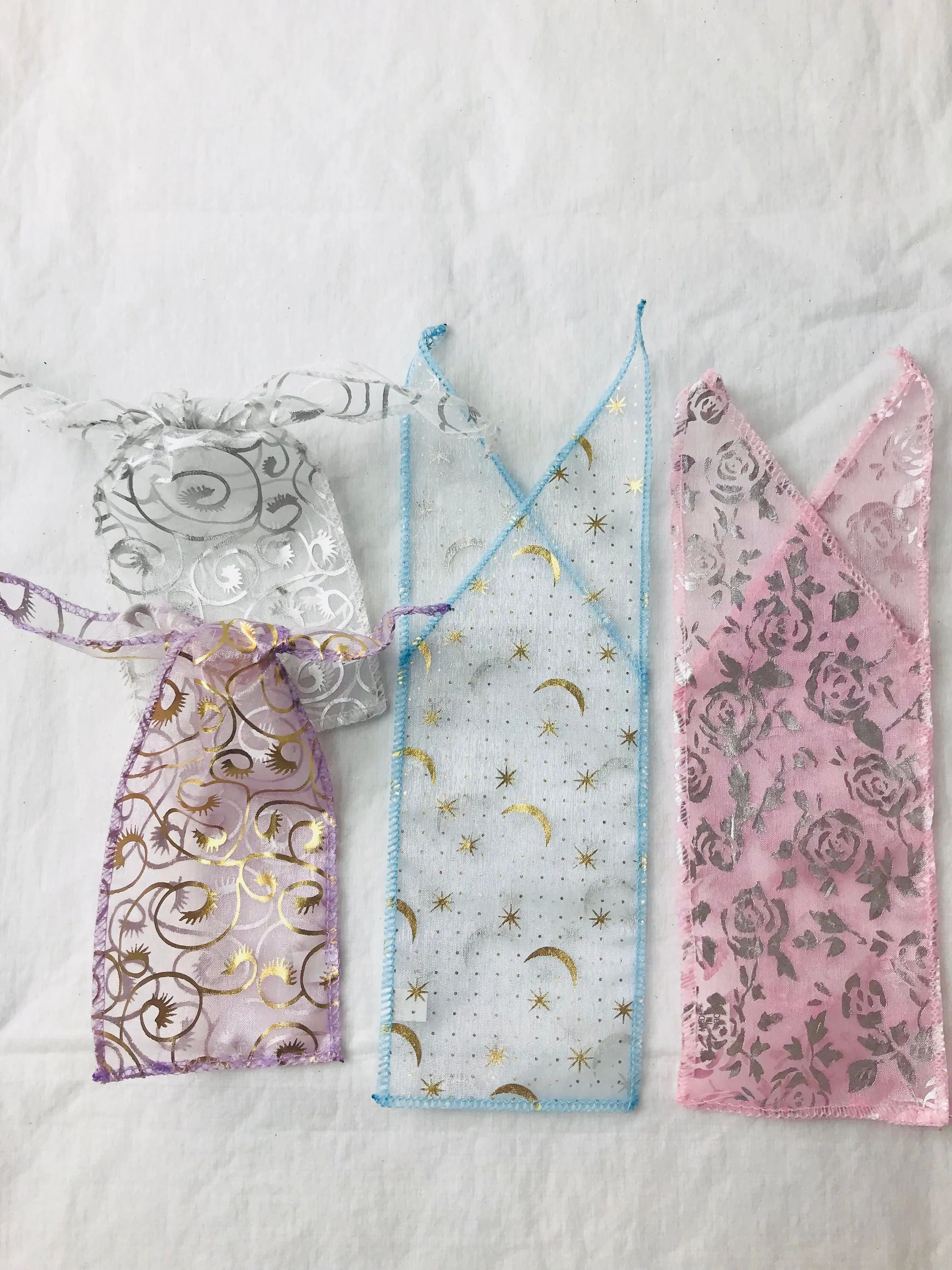 Tulip Top Organza Pouches