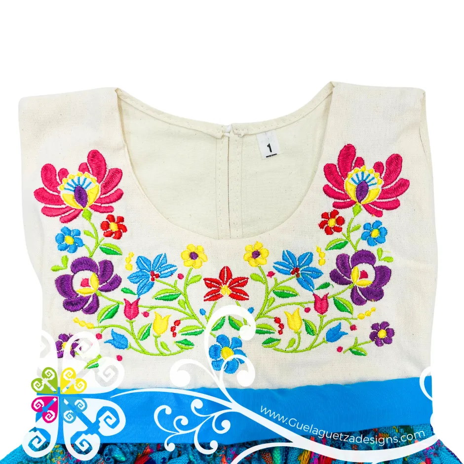 Turquoise Blue Little Quetzaly Set - Children Set