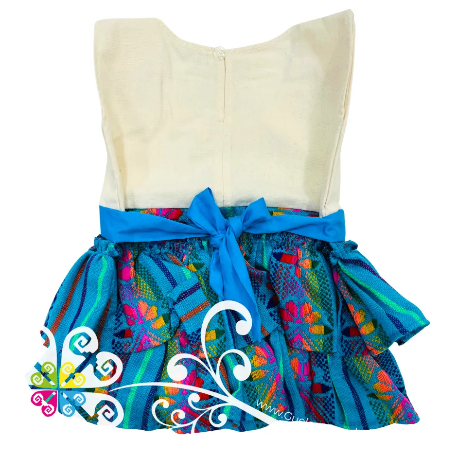 Turquoise Blue Little Quetzaly Set - Children Set