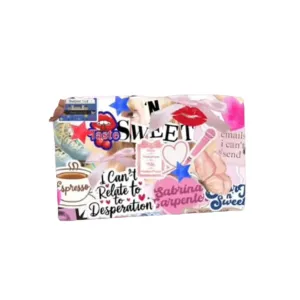 Tweenstyle Lined Cosmetic Pouch - Short & Sweet Print