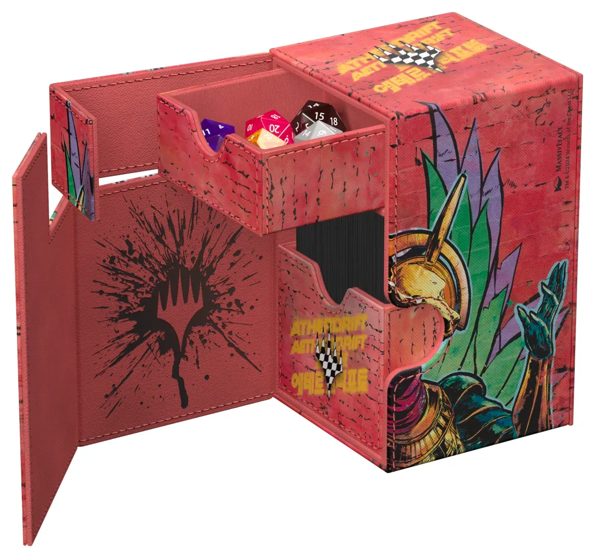 UG FLIP N TRAY DECK CASE 100  MTG AETHERDRIFT V1