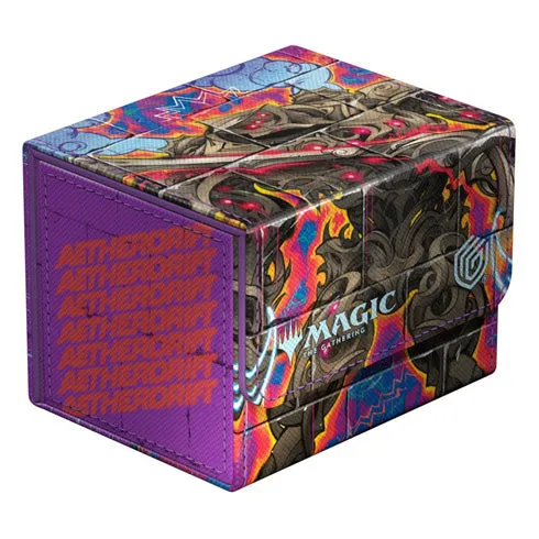 Ultimate Guard Sidewinder 100  XenoSkin Deck Box - MTG Aetherdrift - Coalstoke Gearhulk