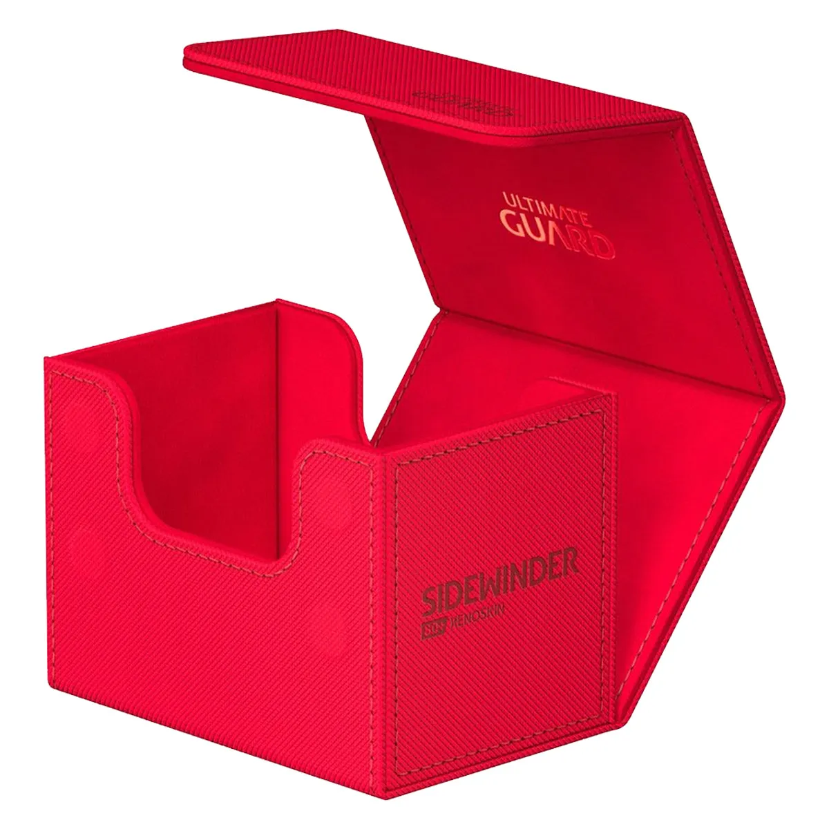 Ultimate Guard Sidewinder 80  Xenoskin Monocolor Red Deck Box