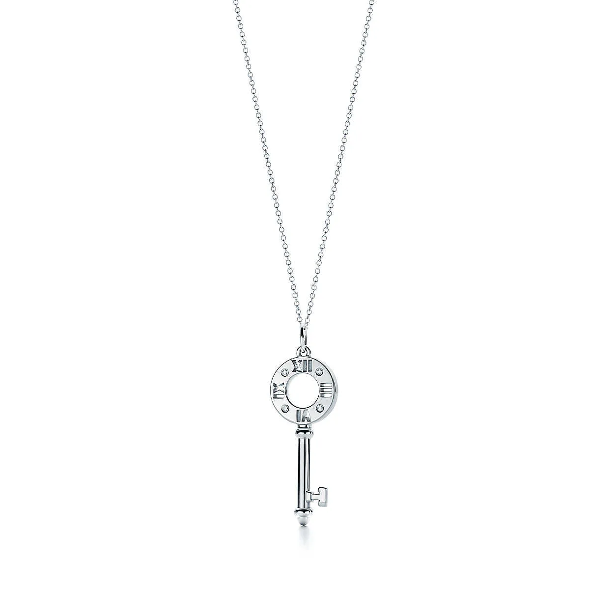 Unlock Happiness Atlas Pierced Key Necklace