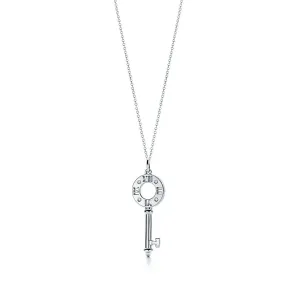 Unlock Happiness Atlas Pierced Key Necklace