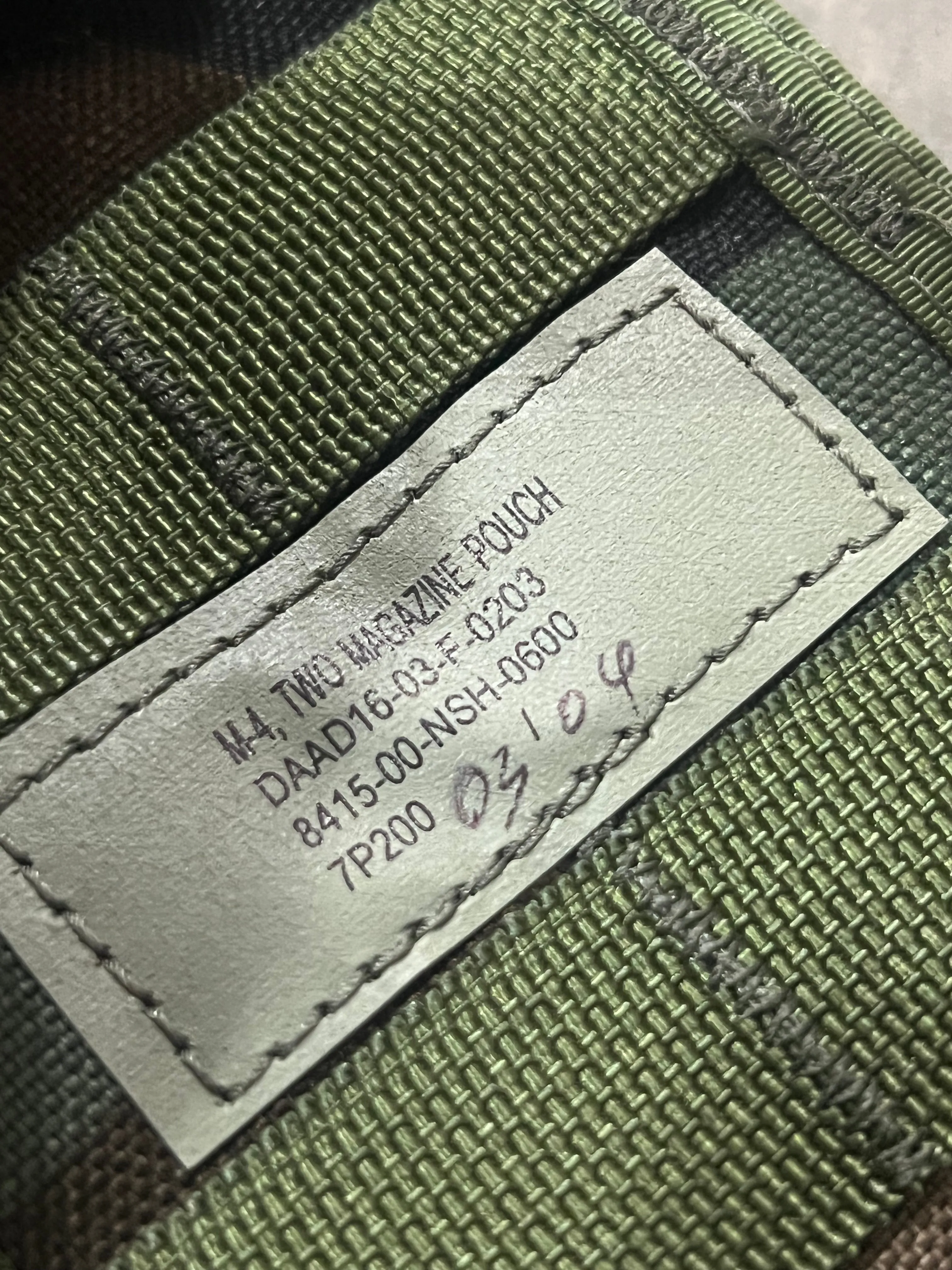 USGI MOLLE-ii M81 Woodland M16 Rifle Magazine Pouch - Used