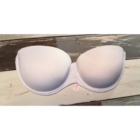Victoria's Secret PINK Wear Everywhere Strapless Push-Up Bra 36D Tan White Black