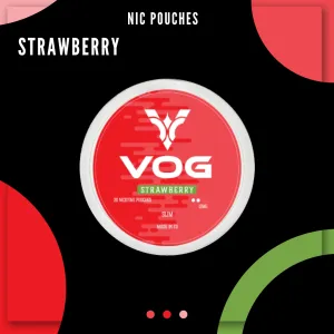 VOG Nicotine Pouches Strawberry (20pcs/Can)