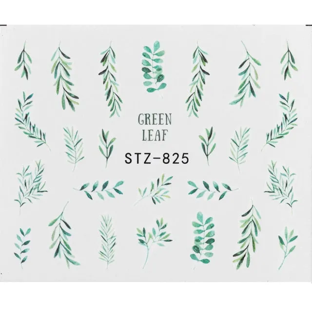 Water Nail Decal