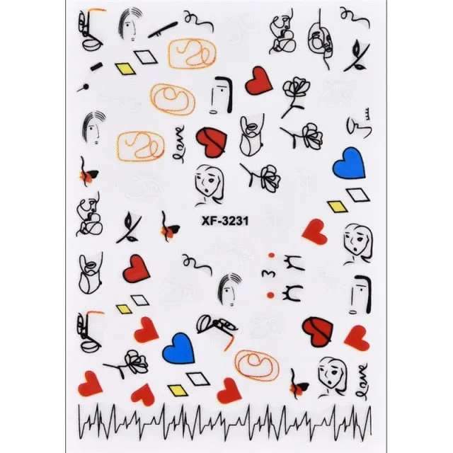 Water Nail Decal