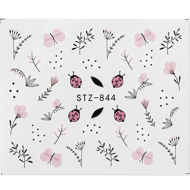 Water Nail Decal