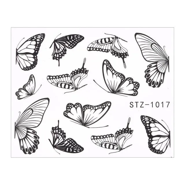 Water Nail Decal