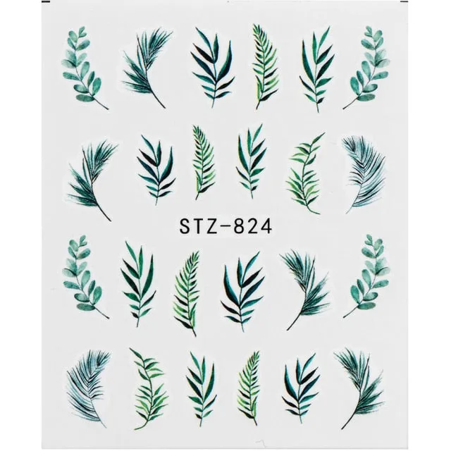 Water Nail Decal