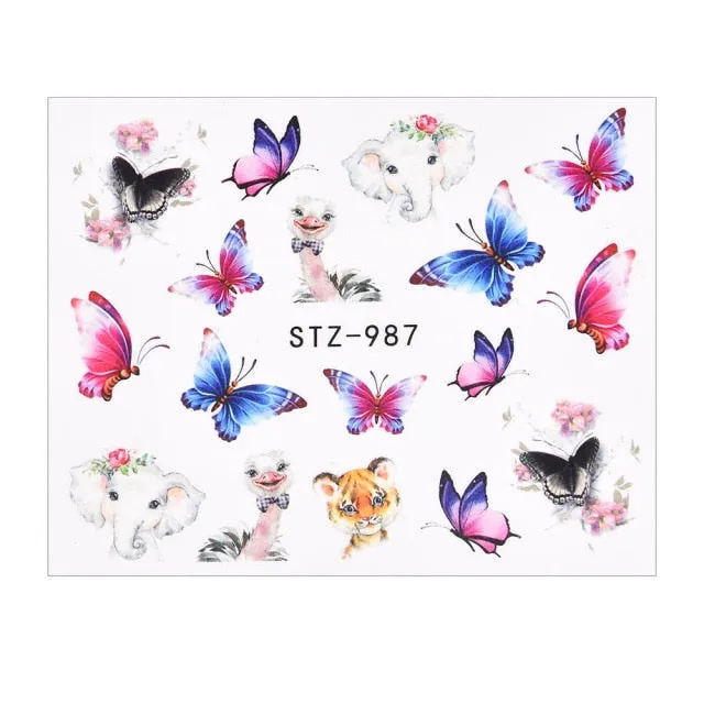 Water Nail Decal