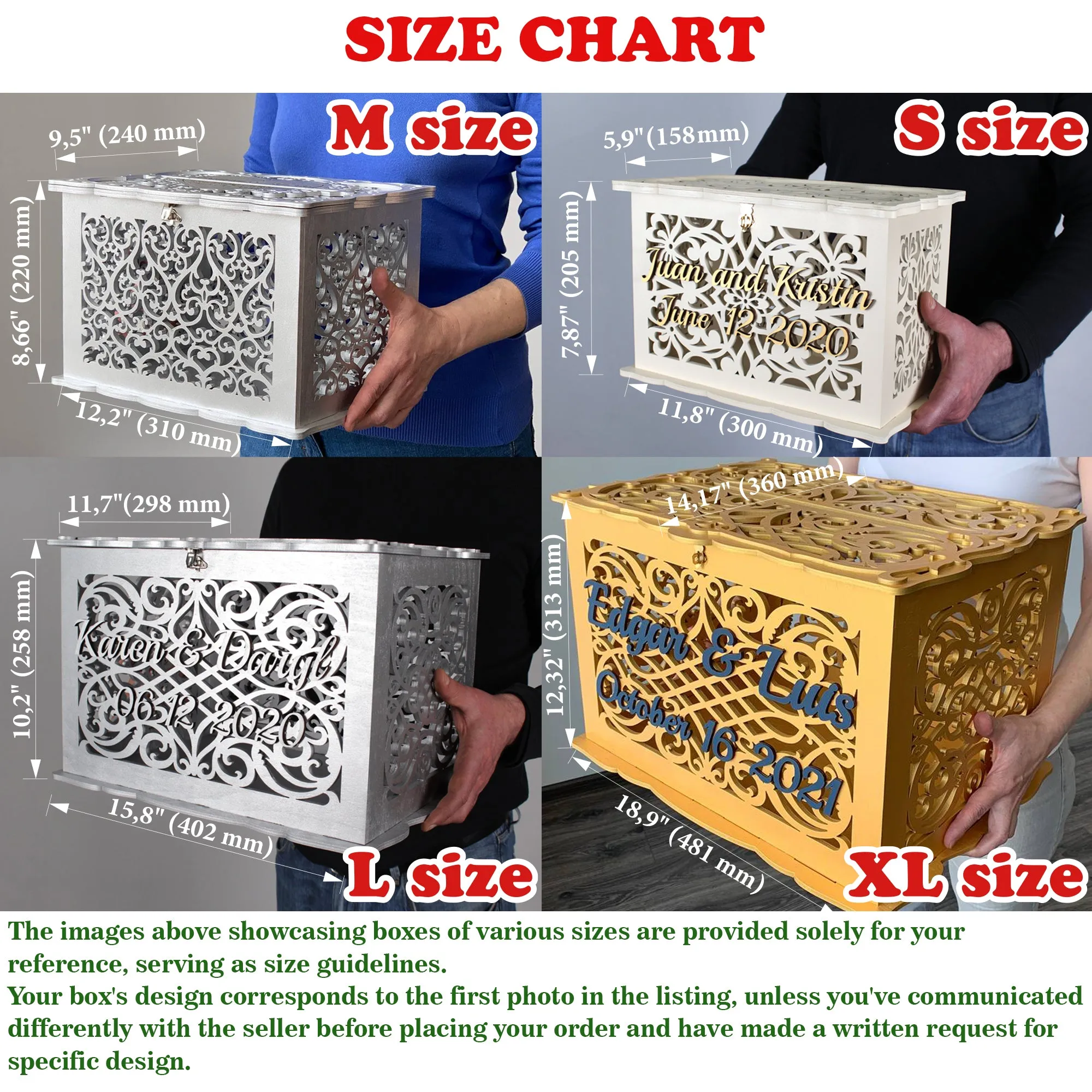 Wedding Card Box With Lock, Beauty Beast, Wedding Card Holder handmade