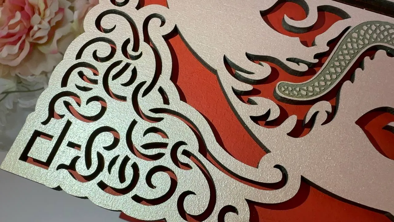 Wedding Chinese Card Box, Oriental Wedding Envelopes Holder,Chinese dragon, Wedding Gift, Handmade Gifts
