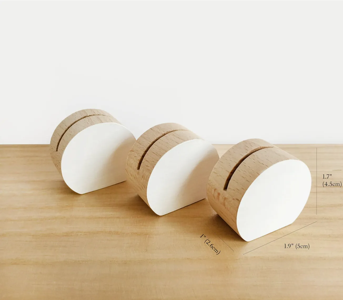 White Moon Wooden Art Display
