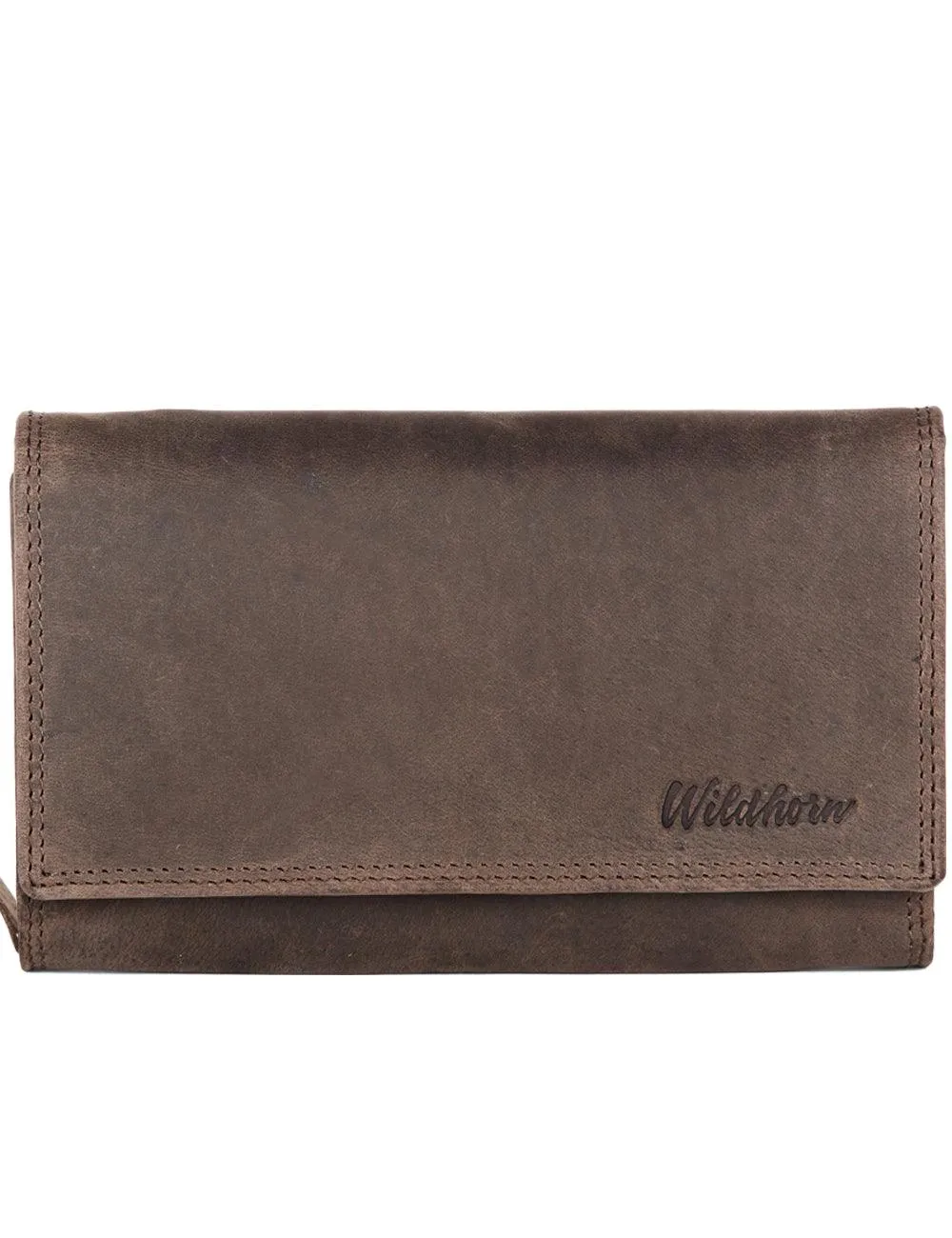 WildHorn Olivia RFID PROTECTED Genuine Leather Wallet for Women stylish|Purse for Women/Girls