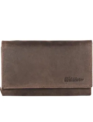 WildHorn Olivia RFID PROTECTED Genuine Leather Wallet for Women stylish|Purse for Women/Girls