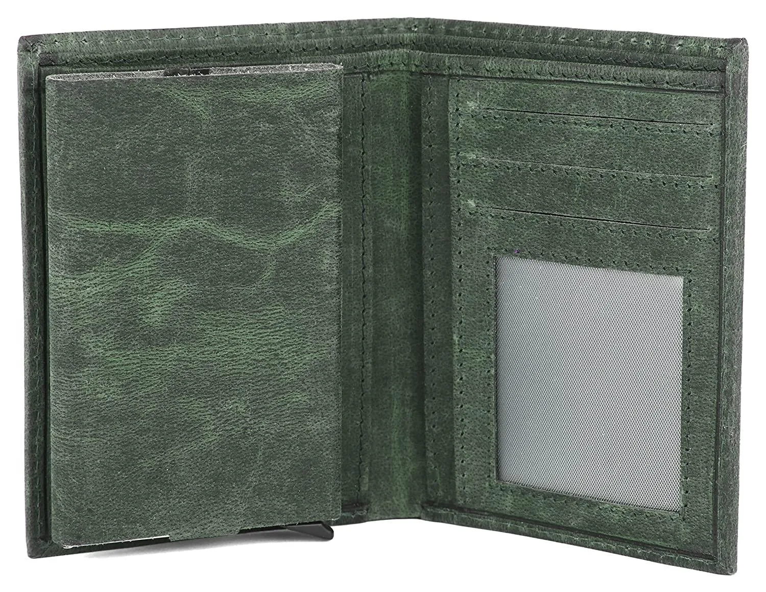 WILDHORN Top Grain Portrait Leather Wallet for Men | C-Clip Detachable Card Case I Credit & Debit Card Holder I RFID Blocking | Extra Capacity | Ultra Strong Stitching | | Gift for Him