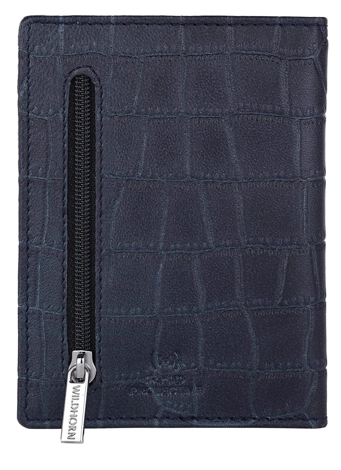 WILDHORN Top Grain Portrait Leather Wallet for Men | C-Clip Detachable Card Case I Credit & Debit Card Holder I RFID Blocking | Extra Capacity | Ultra Strong Stitching | | Gift for Him