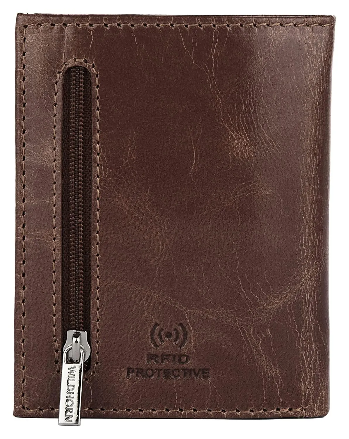 WILDHORN Top Grain Portrait Leather Wallet for Men | C-Clip Detachable Card Case I Credit & Debit Card Holder I RFID Blocking | Extra Capacity | Ultra Strong Stitching | | Gift for Him