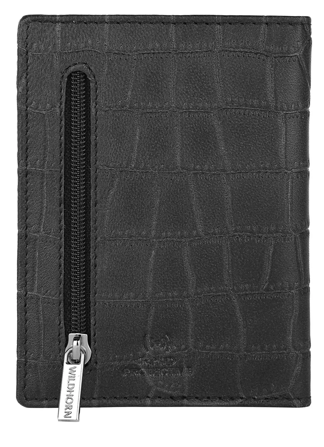 WILDHORN Top Grain Portrait Leather Wallet for Men | C-Clip Detachable Card Case I Credit & Debit Card Holder I RFID Blocking | Extra Capacity | Ultra Strong Stitching | | Gift for Him