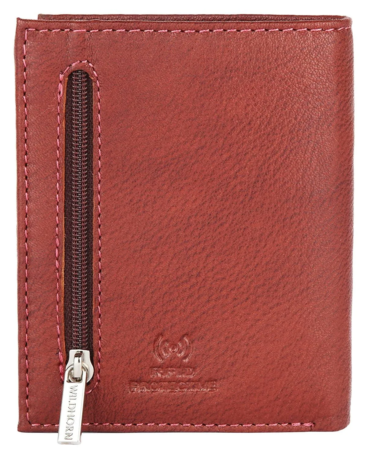 WILDHORN Top Grain Portrait Leather Wallet for Men | C-Clip Detachable Card Case I Credit & Debit Card Holder I RFID Blocking | Extra Capacity | Ultra Strong Stitching | | Gift for Him