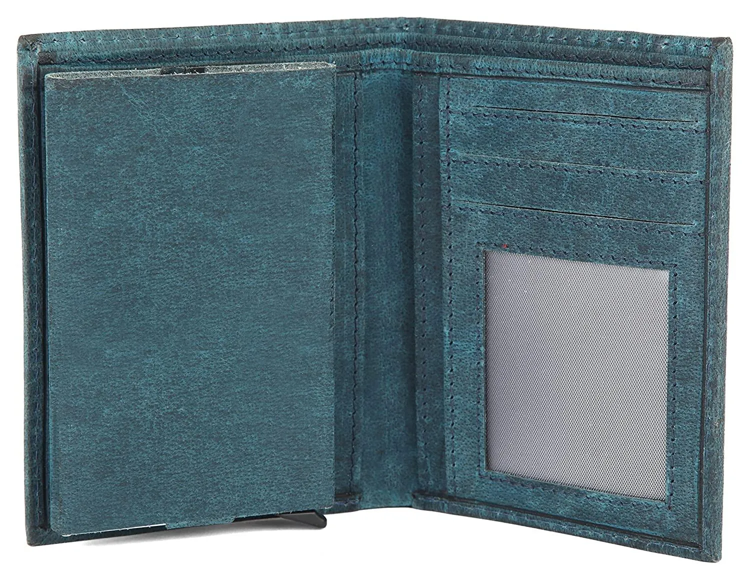 WILDHORN Top Grain Portrait Leather Wallet for Men | C-Clip Detachable Card Case I Credit & Debit Card Holder I RFID Blocking | Extra Capacity | Ultra Strong Stitching | | Gift for Him