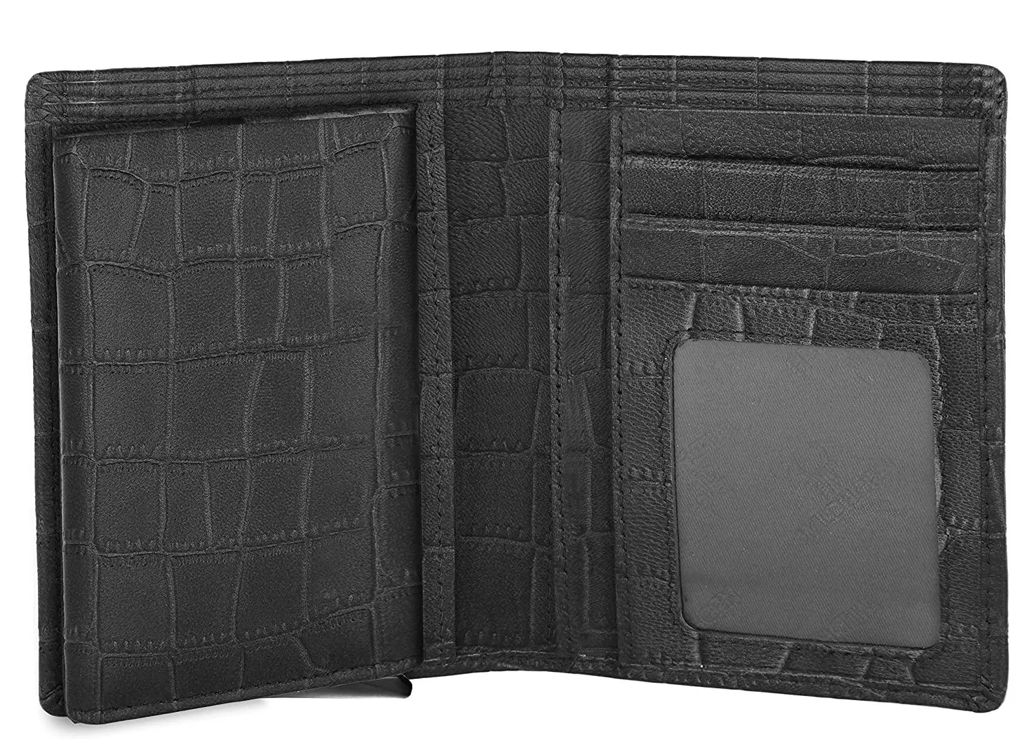 WILDHORN Top Grain Portrait Leather Wallet for Men | C-Clip Detachable Card Case I Credit & Debit Card Holder I RFID Blocking | Extra Capacity | Ultra Strong Stitching | | Gift for Him