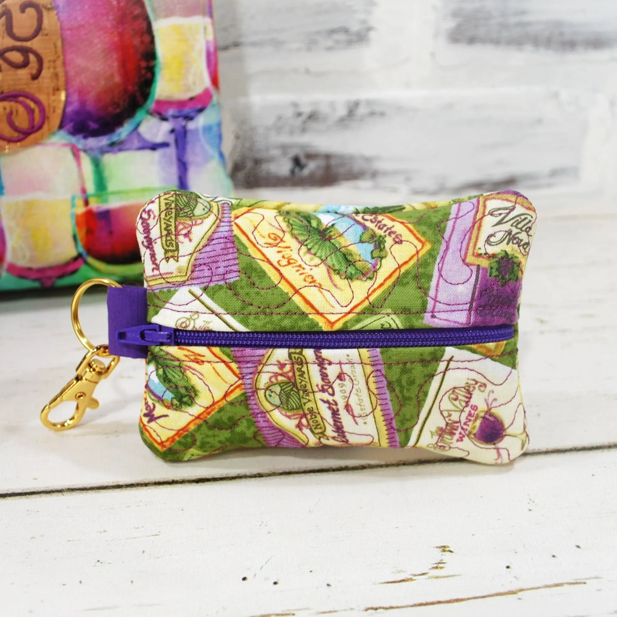 Wine Country Personalized Quilted Case