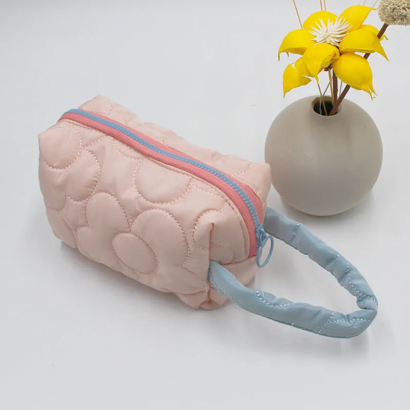 Women's Capacity Pencil Wash Portable Storage Candy Cosmetic Bags