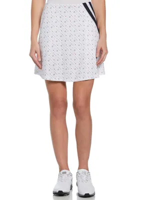 Women's Geometric Strawberry Print Golf Skort